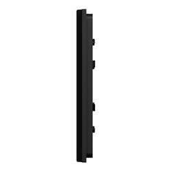 Plaque de finition Unica Deco Signature NU600272 Gomme noire 1 poste