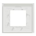 Plaque de finition Unica Deco Signature NU600279 Blanc neige 1 poste