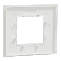 Plaque de finition Unica Deco Signature NU600279 Blanc neige 1 poste