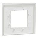 Plaque de finition Unica Deco Signature NU600279 Blanc neige 1 poste