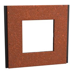 Plaque de finition Unica Deco Signature NU600271 Terracotta 1 poste
