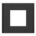 Plaque de finition Unica Deco Signature NU600274 recyclée Noir nuancé 1 poste