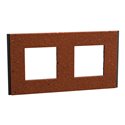 Plaque de finition Unica Deco Signature NU600471 Terracotta 2 postes
