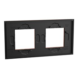 Plaque de finition Unica Deco Signature NU600471 Terracotta 2 postes