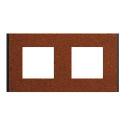 Plaque de finition Unica Deco Signature NU600471 Terracotta 2 postes