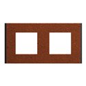 Plaque de finition Unica Deco Signature NU600471 Terracotta 2 postes