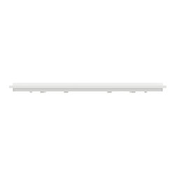 Plaque de finition Unica Deco Signature NU600479 Blanc neige 2 postes