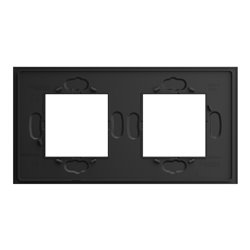 Plaque de finition Unica Deco Signature NU600477 Ardoise 2 postes