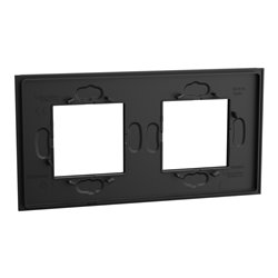 Plaque de finition Unica Deco Signature NU600477 Ardoise 2 postes