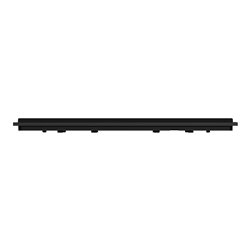 Plaque de finition Unica Deco Signature NU600472 Gomme noire 2 postes