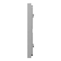 Plaque de finition Unica Deco Essentielle NU600430 Aluminium 2 postes