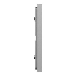 Plaque de finition Unica Deco Essentielle NU600430 Aluminium 2 postes
