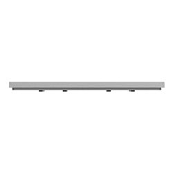 Plaque de finition Unica Deco Essentielle NU600430 Aluminium 2 postes