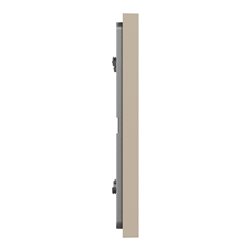 Plaque de finition Unica Deco Essentielle NU600426 Taupe 2 postes