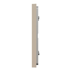 Plaque de finition Unica Deco Essentielle NU600426 Taupe 2 postes