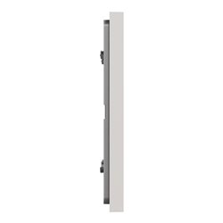 Plaque de finition Unica Deco Essentielle NU600424 Gris Pierre 2 postes