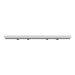 Plaque de finition Unica Deco Essentielle NU600424 Gris Pierre 2 postes
