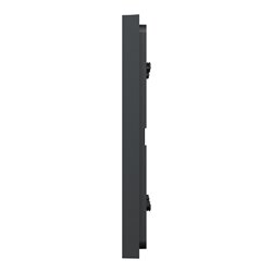 Plaque de finition Unica Deco Essentielle NU600454 Anthracite 2 postes