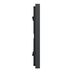 Plaque de finition Unica Deco Essentielle NU600454 Anthracite 2 postes