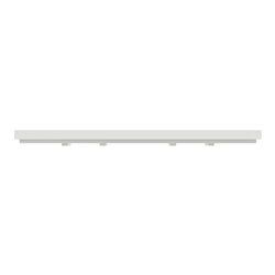 Plaque de finition Unica Deco Essentielle NU600418 Blanc 2 postes