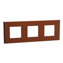 Plaque de finition Unica Deco Signature NU600671 Terracotta 3 postes