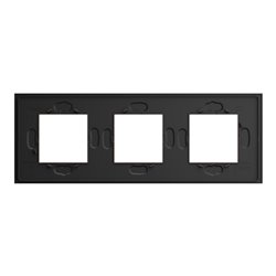 Plaque de finition Unica Deco Signature NU600671 Terracotta 3 postes