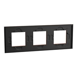 Plaque de finition Unica Deco Signature NU600671 Terracotta 3 postes