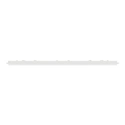 Plaque de finition Unica Deco Signature NU600679 Blanc neige 3 postes
