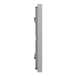 Plaque de finition Unica Deco Essentielle NU600630 Aluminium 3 postes