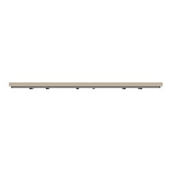 Plaque de finition Unica Deco Essentielle NU600626 Taupe 3 postes