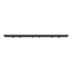 Plaque de finition Unica Deco Essentielle NU600654 Anthracite 3 postes