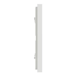 Plaque de finition Unica Deco Essentielle NU600618 Blanc 3 postes