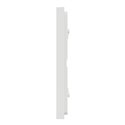 Plaque de finition Unica Deco Essentielle NU600618 Blanc 3 postes