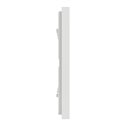 Plaque de finition Unica Deco Essentielle NU600818 Blanc 4 postes