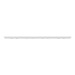 Plaque de finition Unica Deco Essentielle NU600818 Blanc 4 postes
