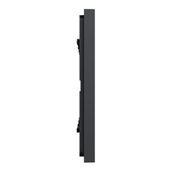 Plaque de finition Unica Deco Essentielle NU600854 Anthracite 4 postes