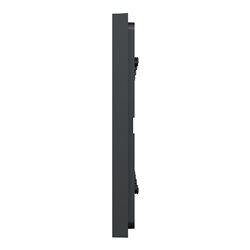 Plaque de finition Unica Deco Essentielle NU600854 Anthracite 4 postes