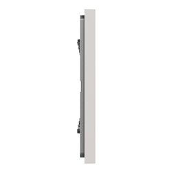 Plaque de finition Unica Deco Essentielle NU600824 Gris Pierre 4 postes