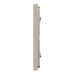 Plaque de finition Unica Deco Essentielle NU600826 Taupe 4 postes