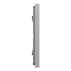 Plaque de finition Unica Deco Essentielle NU600830 Aluminium 4 postes
