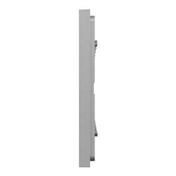 Plaque de finition Unica Deco Essentielle NU600830 Aluminium 4 postes