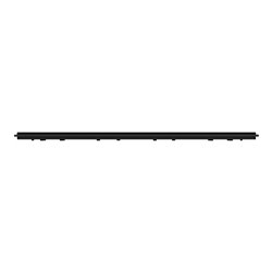 Plaque de finition Unica Deco Signature NU600872 Gomme noire 4 postes