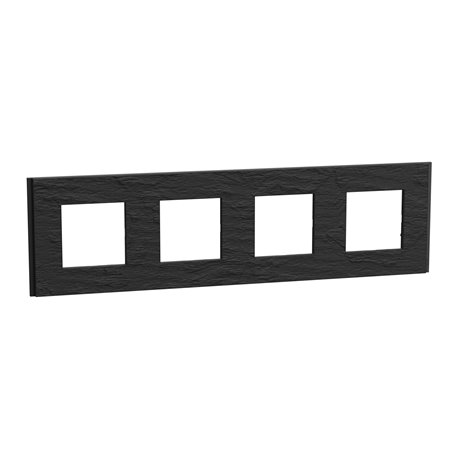 Plaque de finition Unica Deco Signature NU600877 Ardoise  4 postes