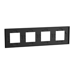 Plaque de finition Unica Deco Signature NU600877 Ardoise  4 postes