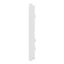 Plaque de finition Unica Deco Signature NU600879 Blanc neige 4 postes