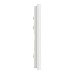 Plaque de finition Unica Deco Signature NU600879 Blanc neige 4 postes