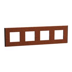 Plaque de finition Unica Deco Signature NU600871 Terracotta 4 postes