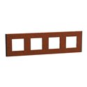 Plaque de finition Unica Deco Signature NU600871 Terracotta 4 postes