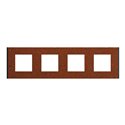Plaque de finition Unica Deco Signature NU600871 Terracotta 4 postes
