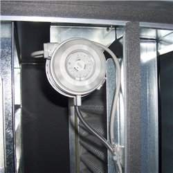 VMC double flux RHE Horizontal accès gauche Avec batterie électrique 4500 m3/h